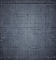 Fototapeta premium Grunge grid blueprint, technical lines overlay, technical, distressed