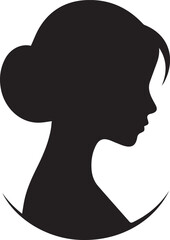 woman silhouette, female head, woman profile, lady face, woman vector, girl silhouette,