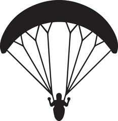 skydiving vector, skydiver icon, parachute jump, extreme sport,