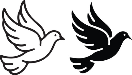 bird vector, bird clipart, flying bird, bird illustration, bird art