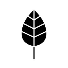 leaf glyph icon