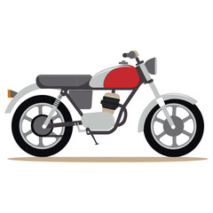 Obraz premium Motorcycle transportation illustration vehicle vector