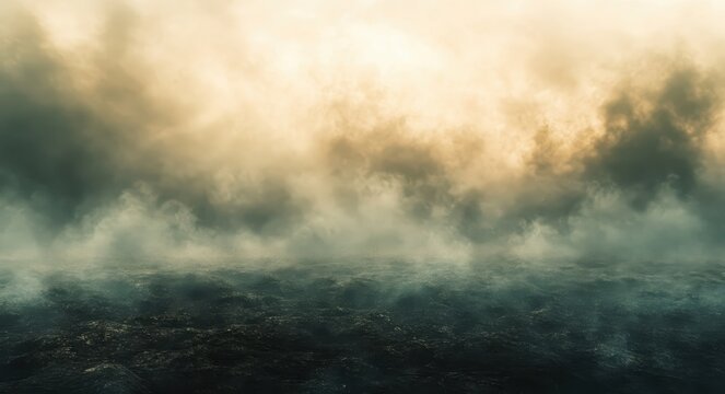 Battle Background Scene with Military Army in Combat Action and Camouflage