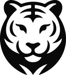 tiger head vector, tiger face, wild tiger, cartoon tiger, animal head icon, fierce tiger, roaring tiger, hand drawn tiger head