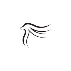 Falcon Logo Template vector