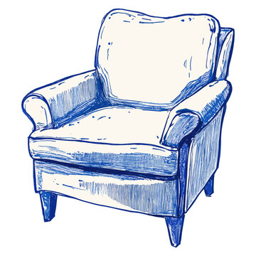 recommend clip art: Outline of a Armchair armchair furniture drawing vector