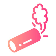 tear gas Gradient icon