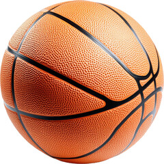 Obraz premium Close-up View of an Orange Basketball