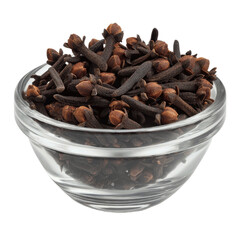 Aromatic Cloves in Glass Bowl - Dried Spice for Cooking and Baking
