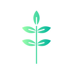 leaf gradient icon