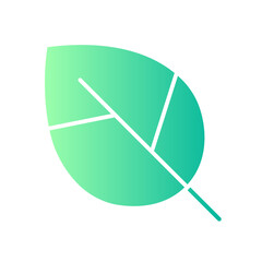 leaf gradient icon
