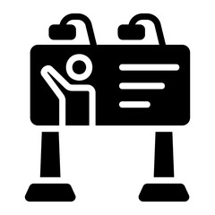 billboard Solid icon