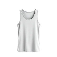 White Sleeveless Tank Top Mockup