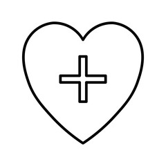 Obraz premium medicine line icon