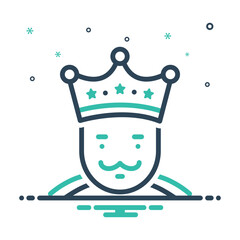 Mix icon for king