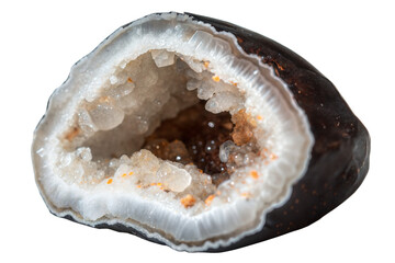 Agate Geode with Quartz Crystals