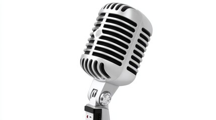 Highquality studio microphone on adjustable stand, perfect for recording, podcasting and broadcasting