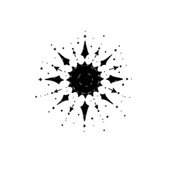 Celestial Radiance: An Abstract Symbolic Expression of Universal Energy Flow