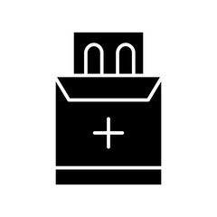 medicine glyph icon