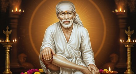Sai Baba of Shirdi Spiritual Pose
