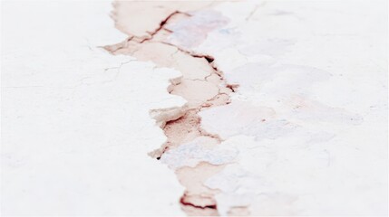 Fototapeta premium Cracked Wall Texture Abstract Beige and White Background