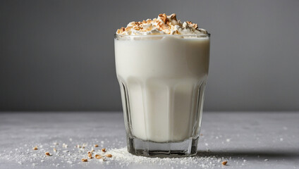 Image of a glass of delicious milk