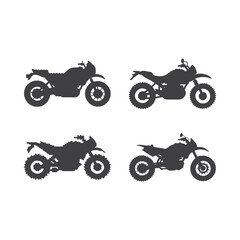 Fototapeta premium Off-Road Motorbike Vector Set