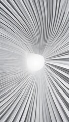 Obraz premium Abstract 3D silver spirals create a metallic pattern with light and dark waves