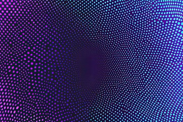 Abstract digital art with vibrant gradient dots