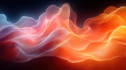 Fototapeta premium A panoramic backdrop of organic lines, reminiscent of a flowing nebula or a vibrant canvas of abstract expression, would transform any space into a captivating work of art 