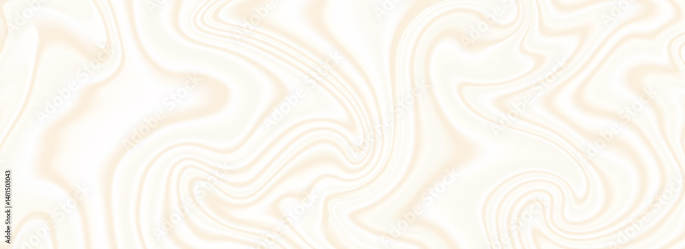 Poster light beige psychedelic lines texture. abstract trippy marble effect background. swirl wavy striped 