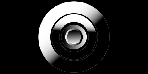 dark and mysterious close up camera lens