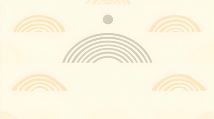 Abstract minimalist pastel rainbow pattern background ideal for branding, website, social media, and print projects. Neutral color palette.