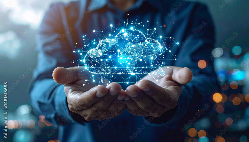 Poster digital landscape insights innovative cloud solutions for hands-on data management visualization