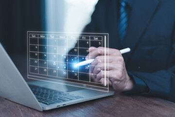  Business people use work schedules in business as a technological plan and project for proper planning and knowing the timeline of the work progress.
