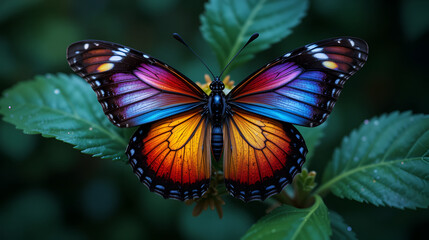 Fototapeta premium Butterfly adaptation to environment color