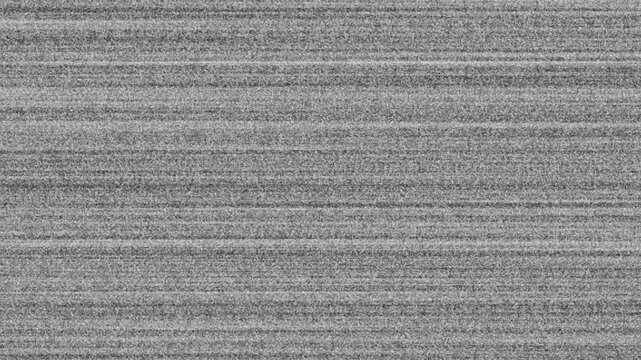 analog tv screen noise glitch effect background 4k. Glitch static noise television. TV Static Noise Glitch Effect. No signal warning text on retro TV screen, Noise on a old TV screen.