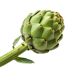 Obraz premium Artichoke isolated on a transparent background