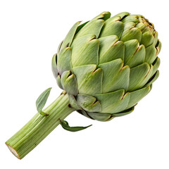 Obraz premium Artichoke isolated on a transparent background