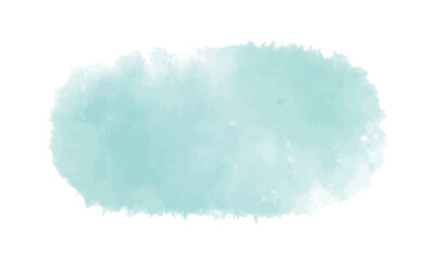 カラフルな水彩の吹き出し　あしらいのベクターイラスト