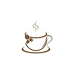 Coffee cup Logo Template