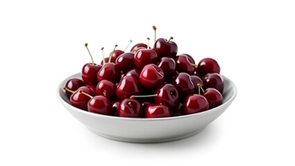 bowl of cherries, red cherries in a bowl, cherries in a bowl, 