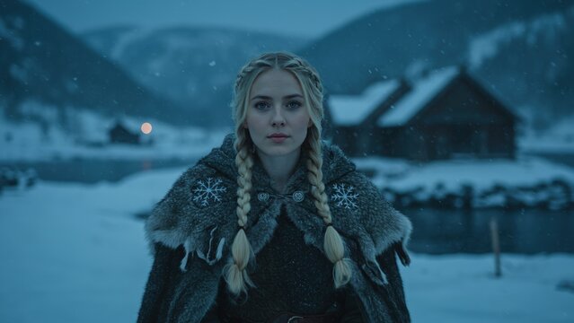 Skadi, the Norse goddess of winter