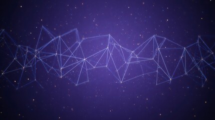Futuristic Network Connection  Abstract Metaverse Background