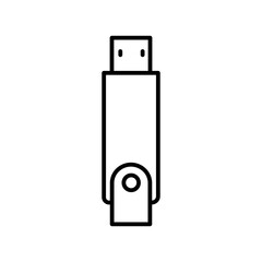 pendrive line icon
