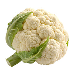 Cauliflower isolated on a transparent background