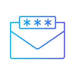 mail gradient icon