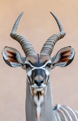 close up of a male impala