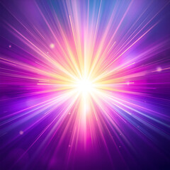 Obraz premium Explosive light background symbolizing spiritual awakening