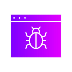 bug gradient icon